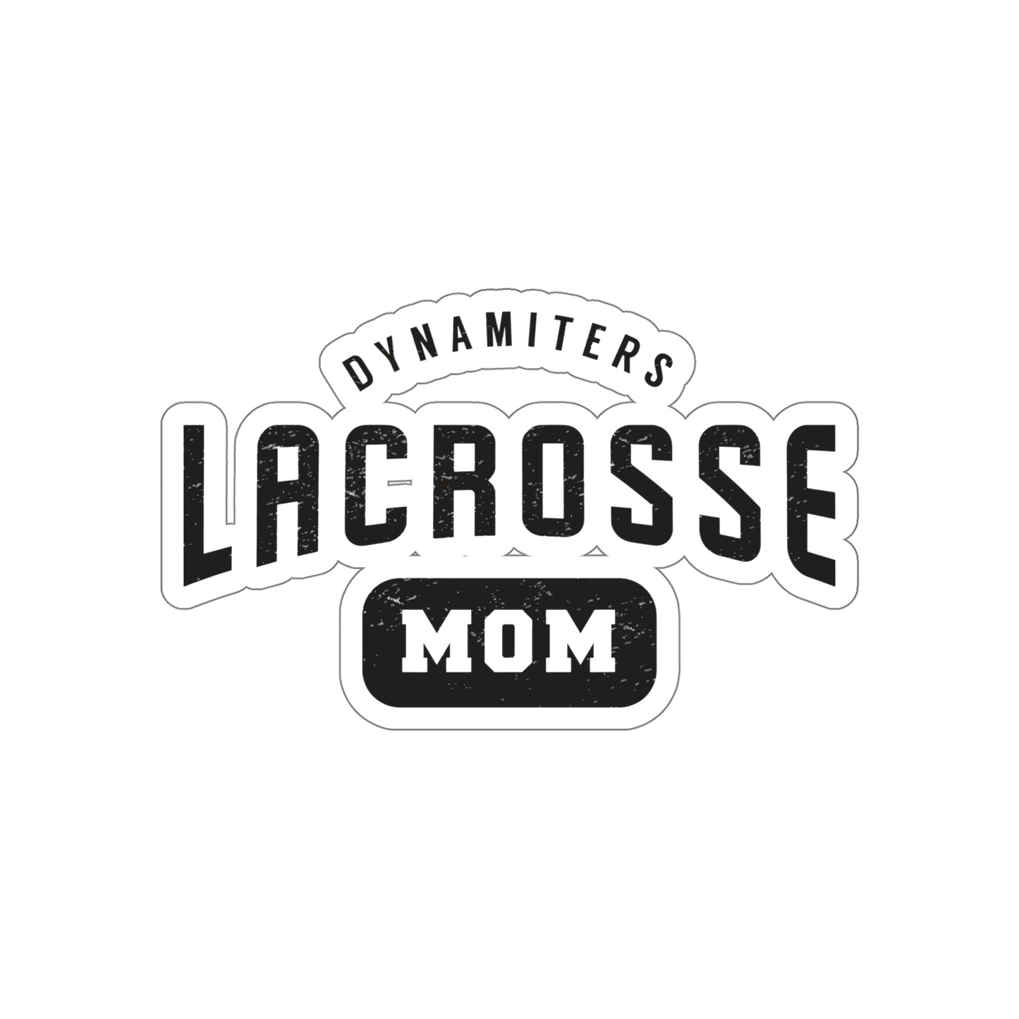 Glendale HS Lacrosse Die-Cut Stickers - Mom