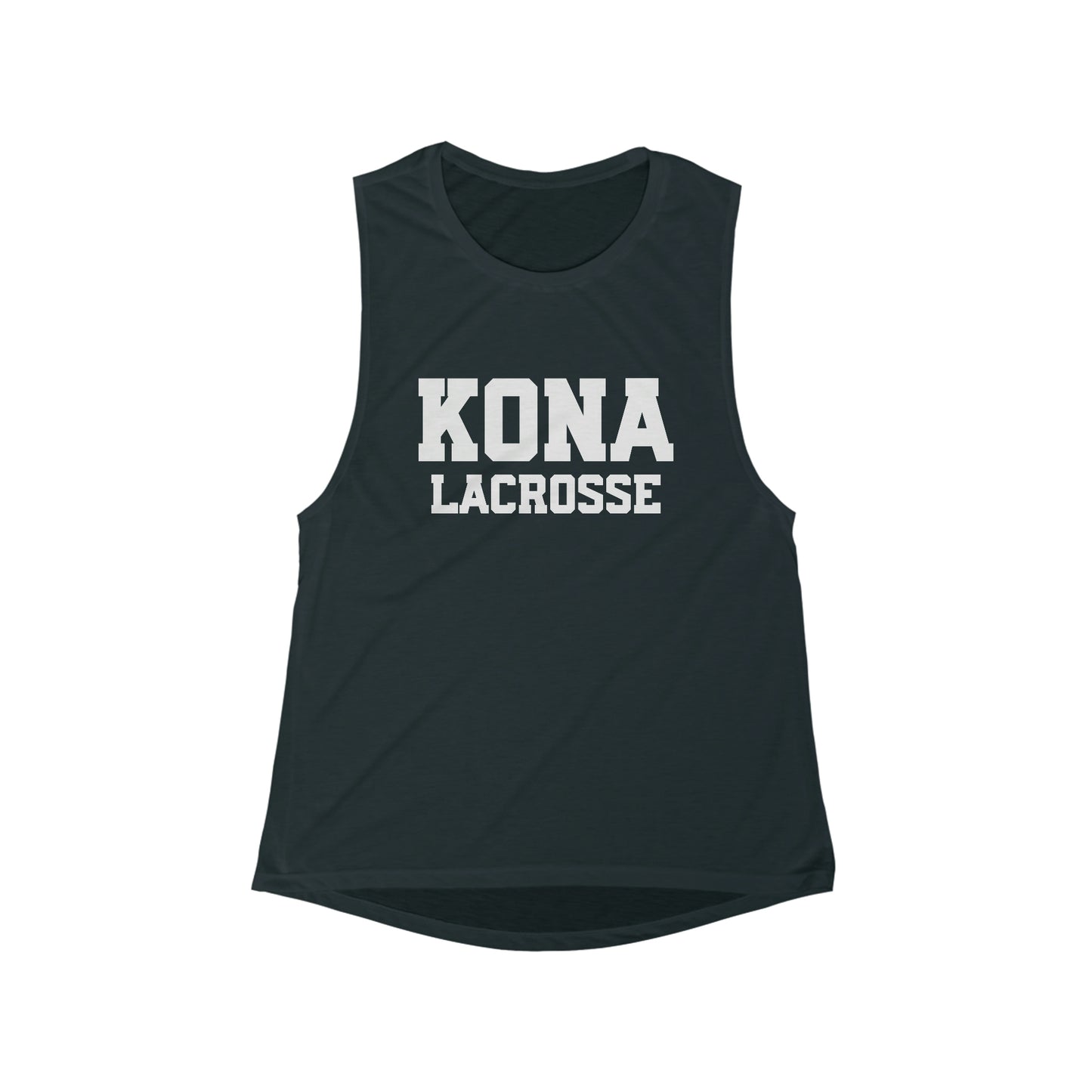 Women's Wildcats Club Lax Bella + Canvas Flowy Scoop Muscle Tank