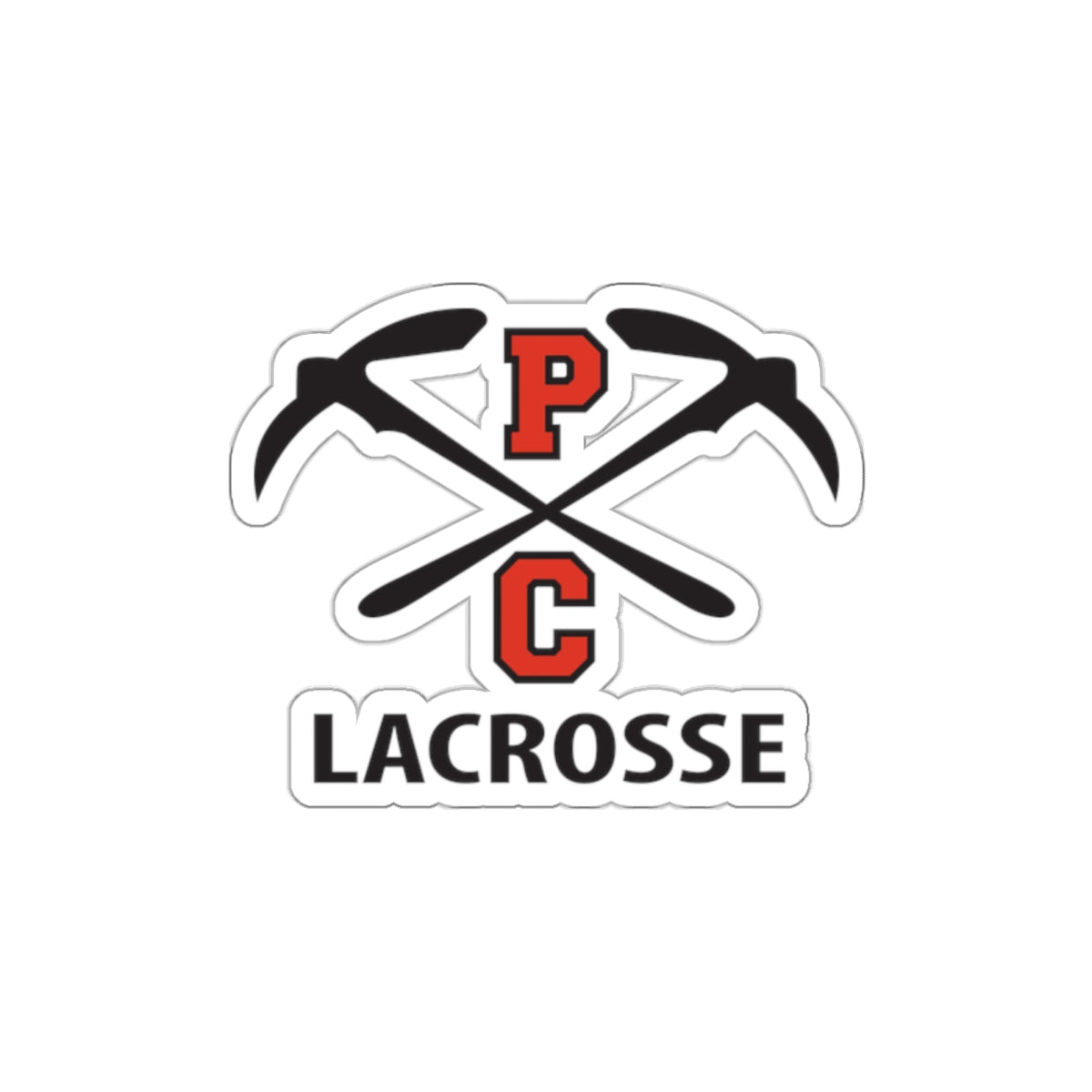 PCHS Boys Lacrosse Die-Cut Stickers