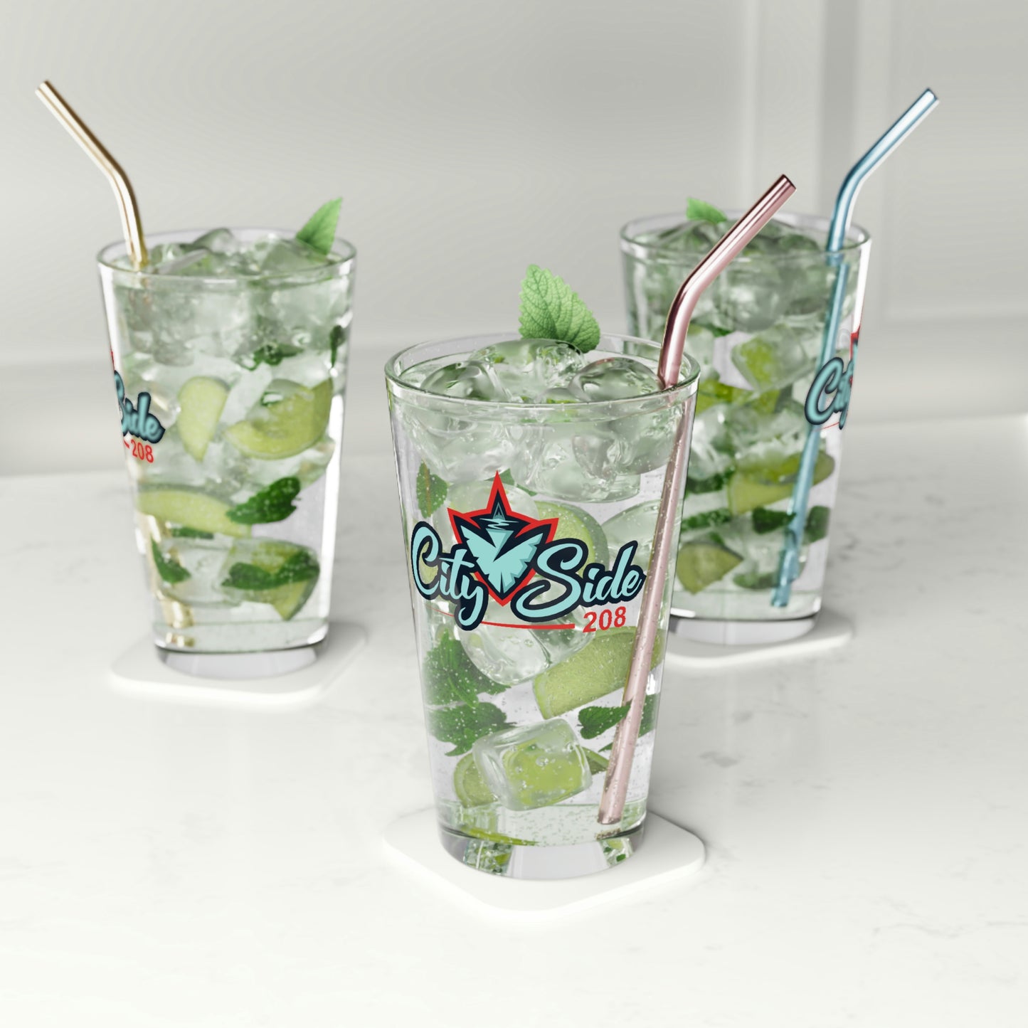CitySide208 Lacrosse - Pint Glass