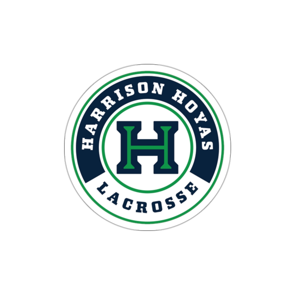 Harrison Lacrosse Die-Cut Stickers