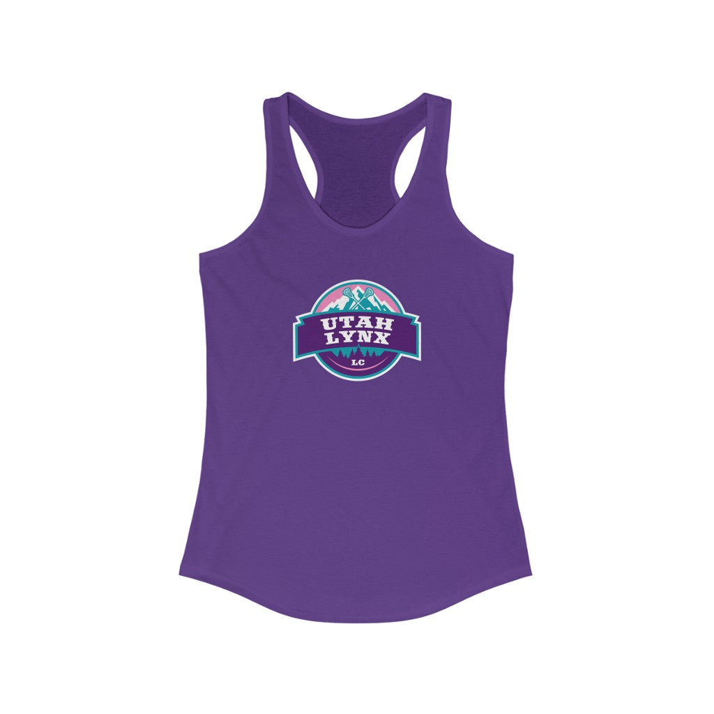 Women's Utah Lynx Next Level Racerback Tank
