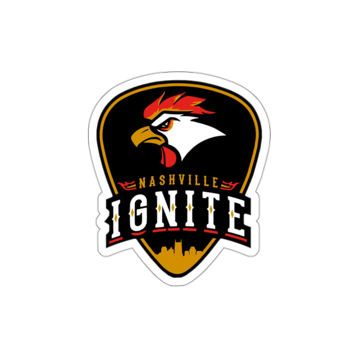 Nashville Ignite Die-Cut Sticker