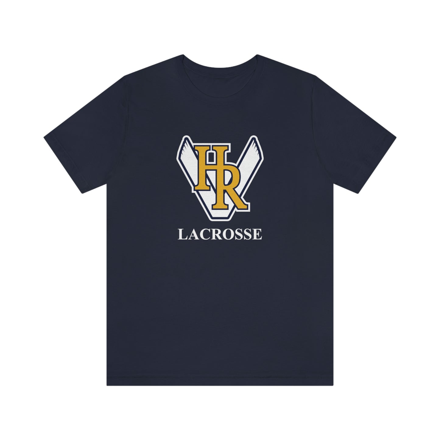 Adult HRV Lacrosse Bella + Canvas Short Sleeve Cotton Tee
