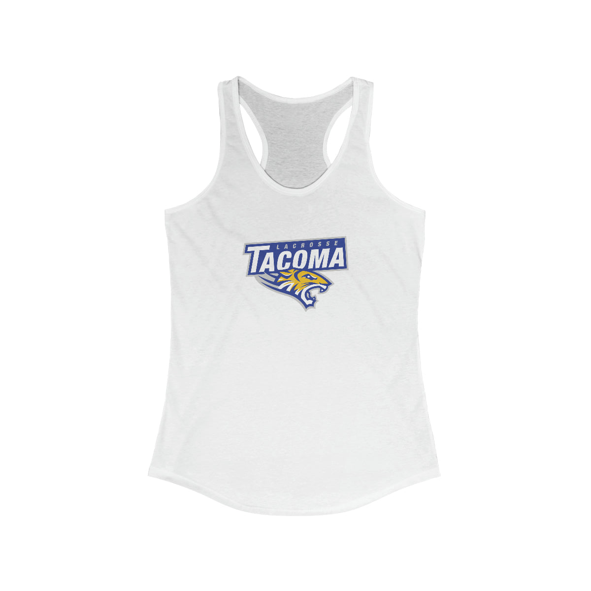 Women's Tacoma Tigers Lacrosse Bella + Canvas Racerback Tank