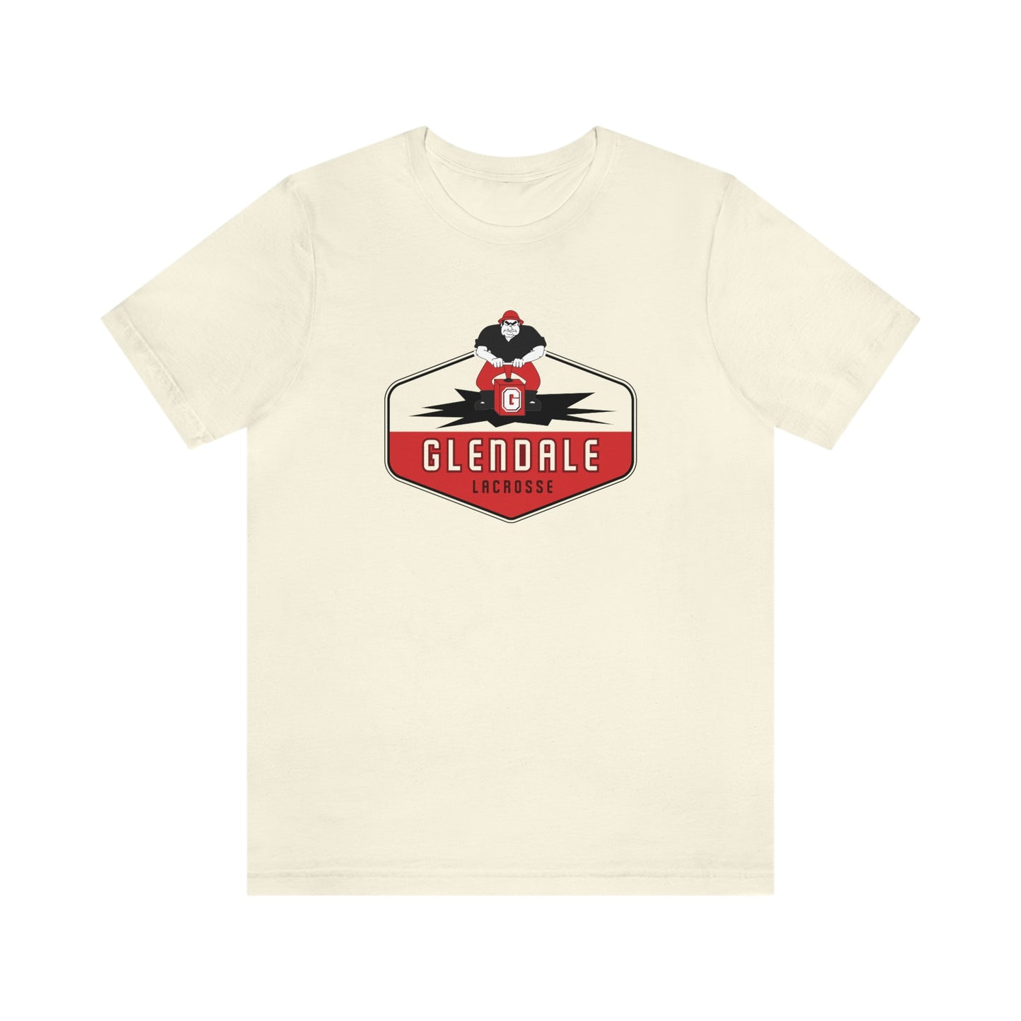 Adult Glendale HS Lacrosse Bella + Canvas Short Sleeve Cotton Tee