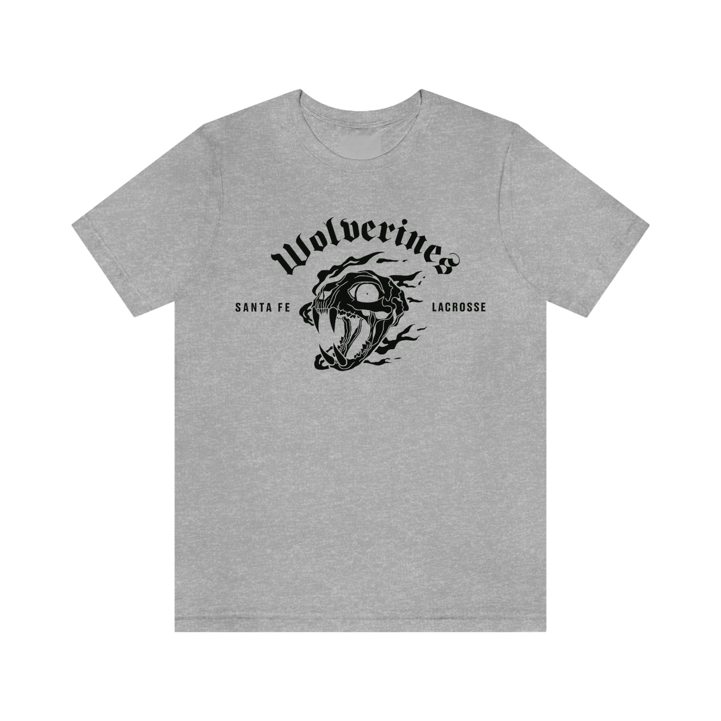 Adult Santa Fe Lacrosse Bella + Canvas Short Sleeve Cotton Tee