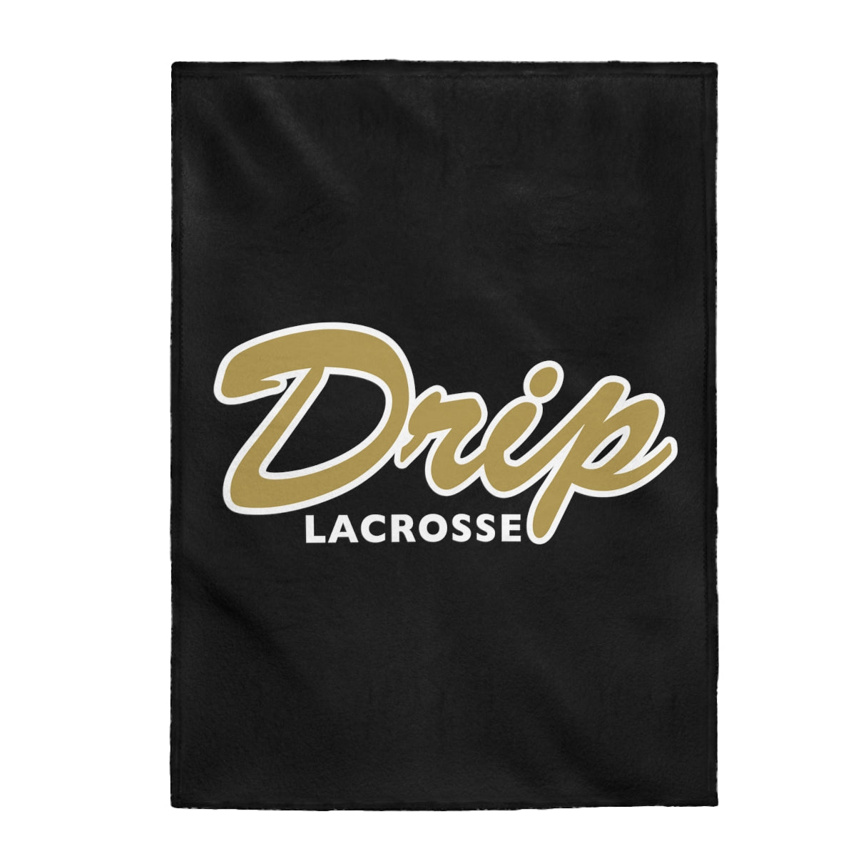 Drip Lacrosse Velveteen Plush Blanket