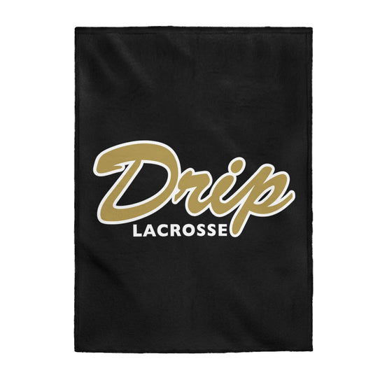 Drip Lacrosse Velveteen Plush Blanket