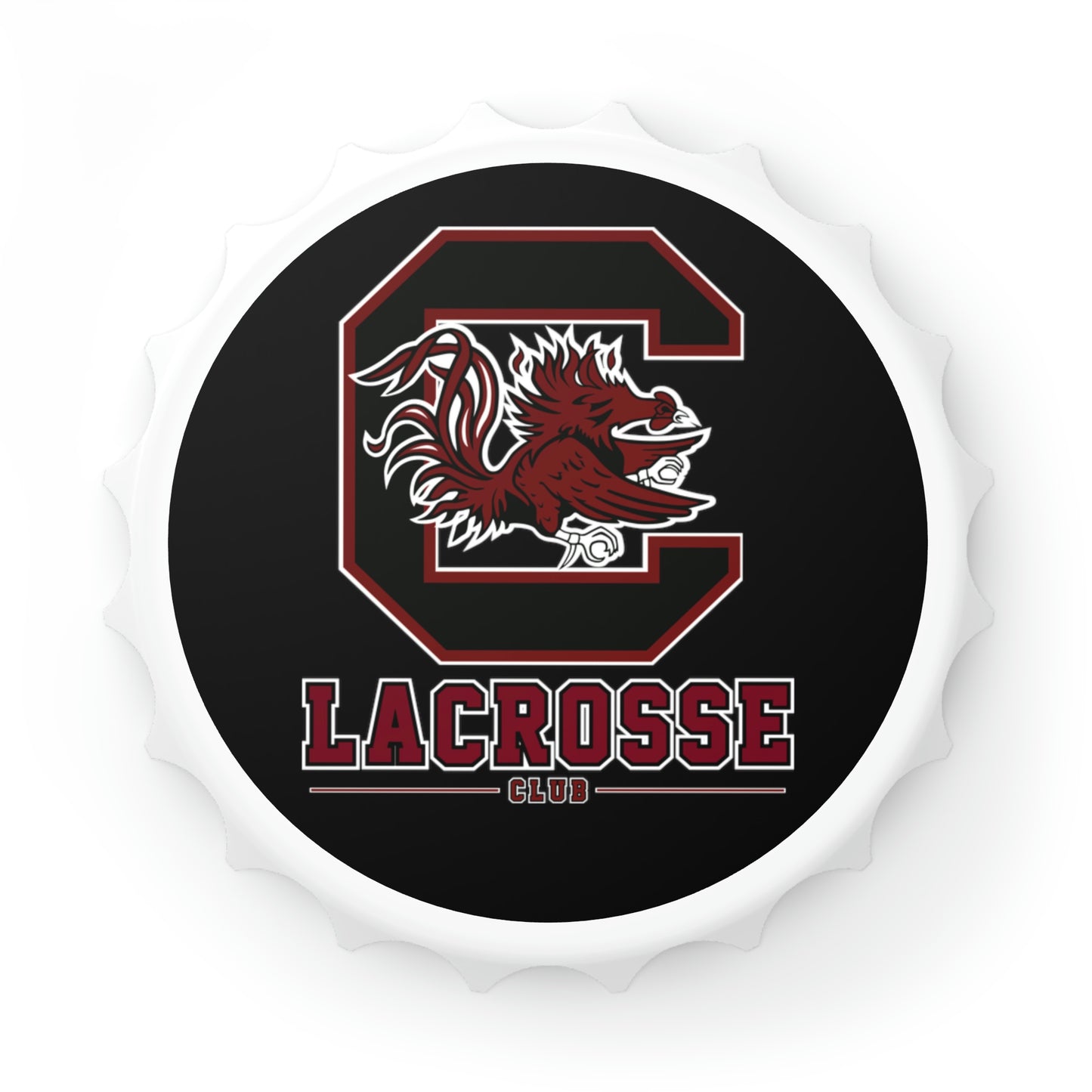 Gamecocks Lacrosse Bottle Opener