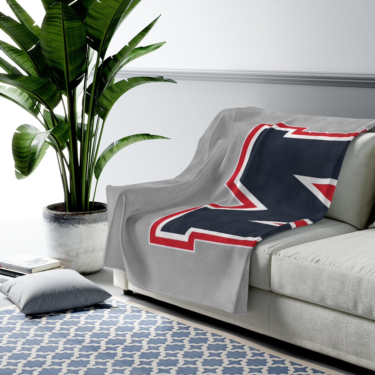 BMHS Lacrosse Velveteen Plush Blanket