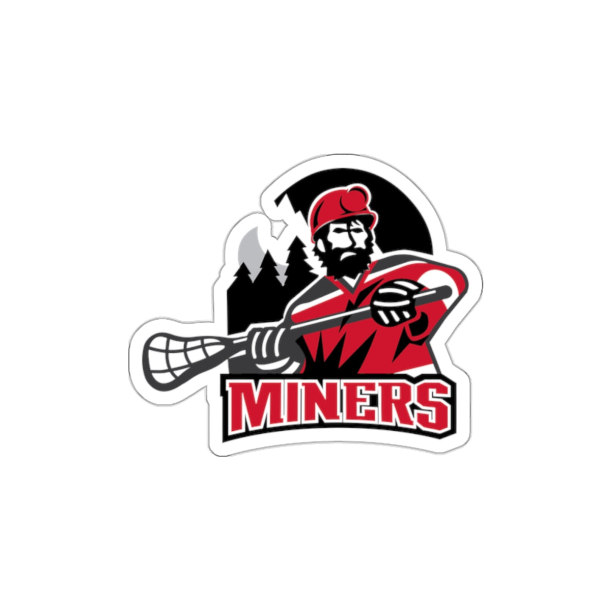 PCHS Boys Lacrosse Die-Cut Stickers