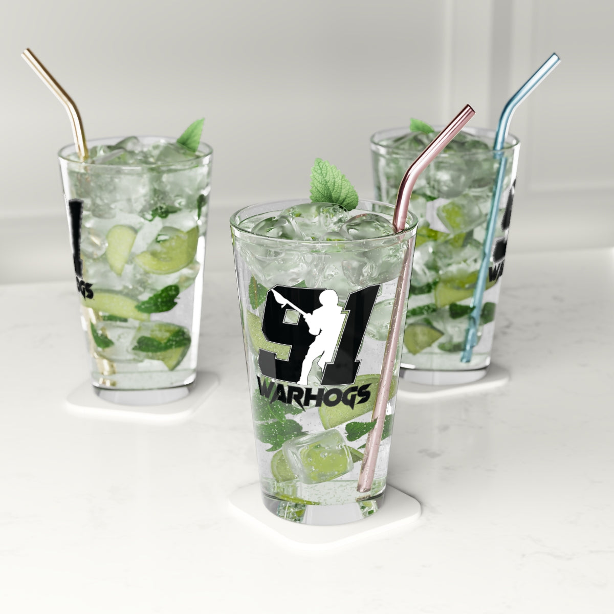 Warhogs BLC Pint Glass - 16oz
