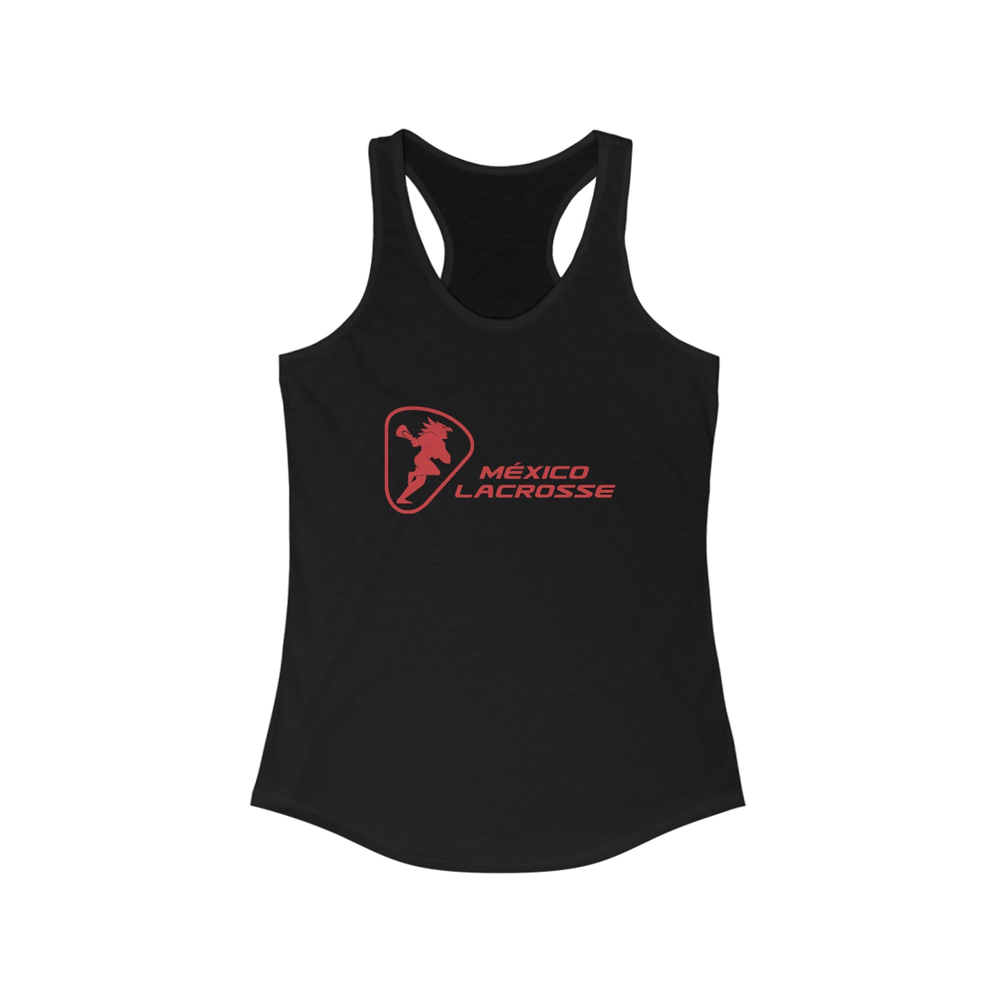 Women's Team Mexico Box Next Level Racerback Tank