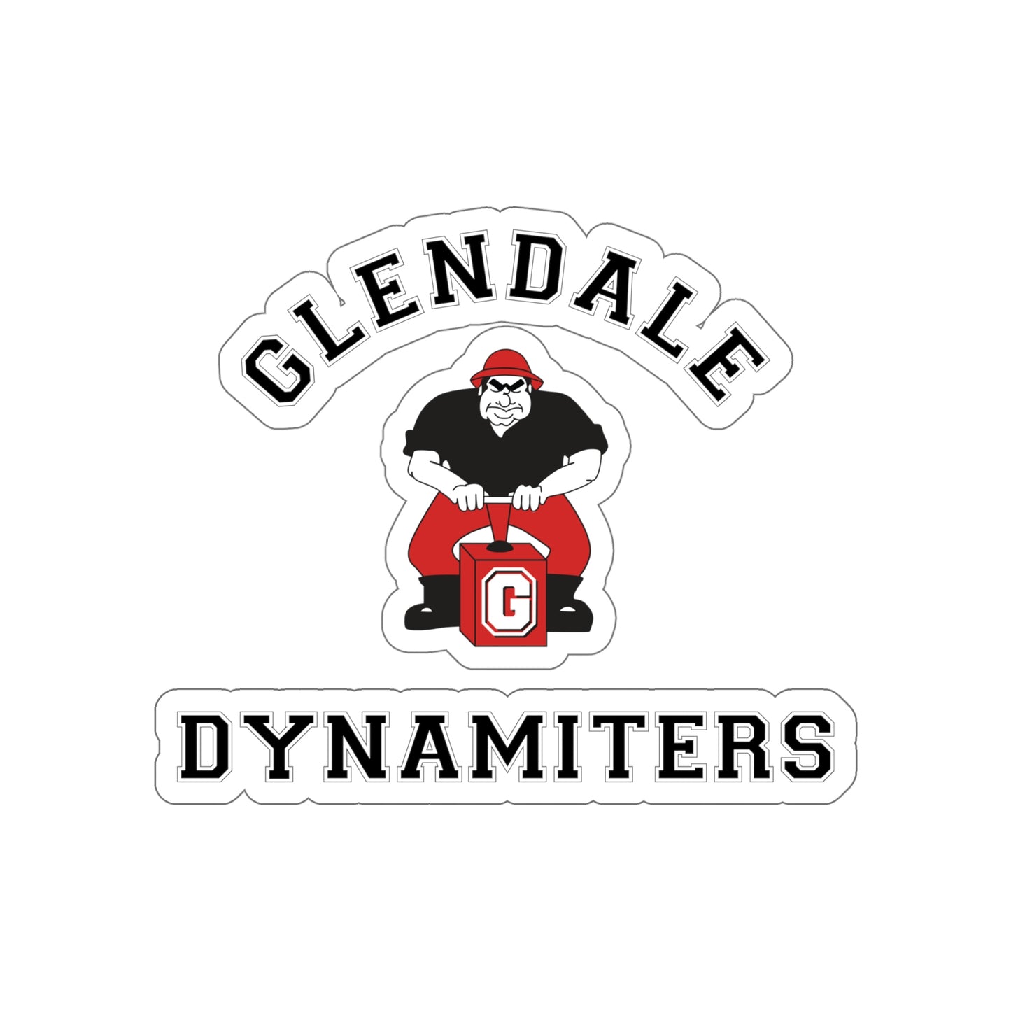 Glendale HS Lacrosse Die-Cut Stickers