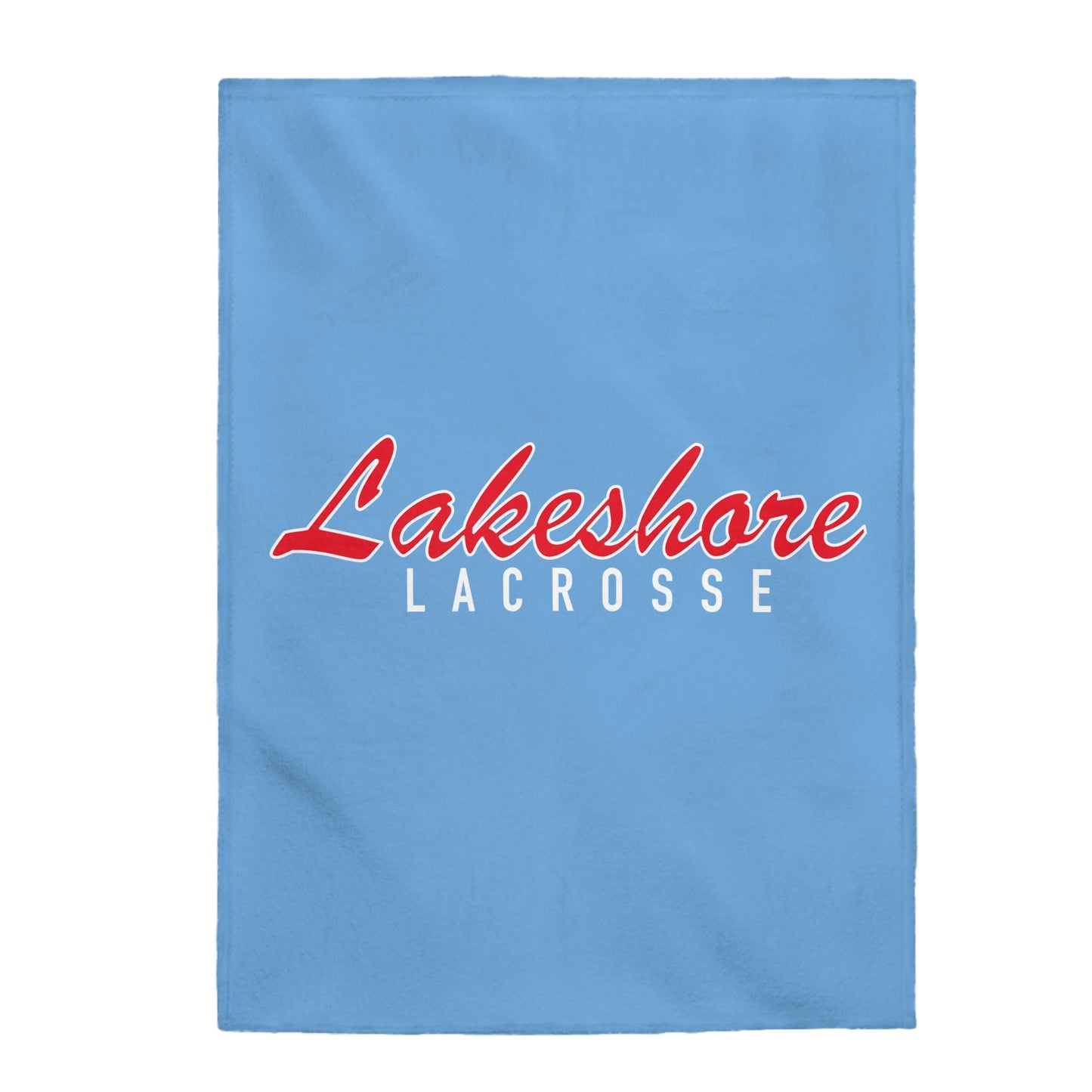 Samford Lacrosse Velveteen Plush Blanket