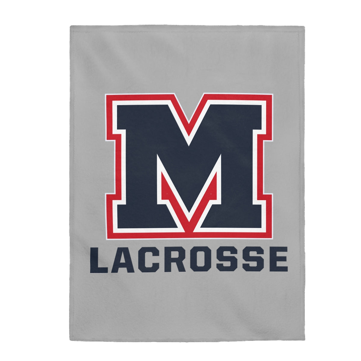 BMHS Lacrosse Velveteen Plush Blanket