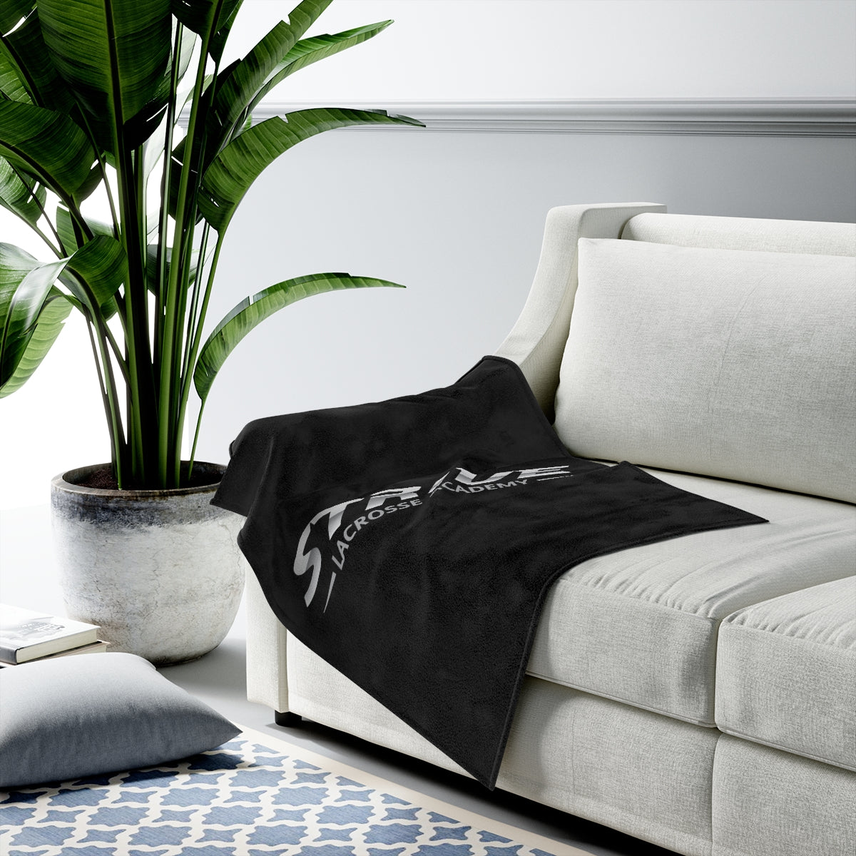 Strive Lacrosse Academy Velveteen Plush Blanket