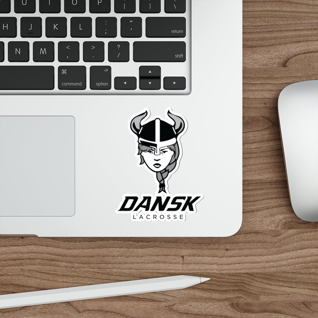 Danish Lacrosse Die-Cut Stickers