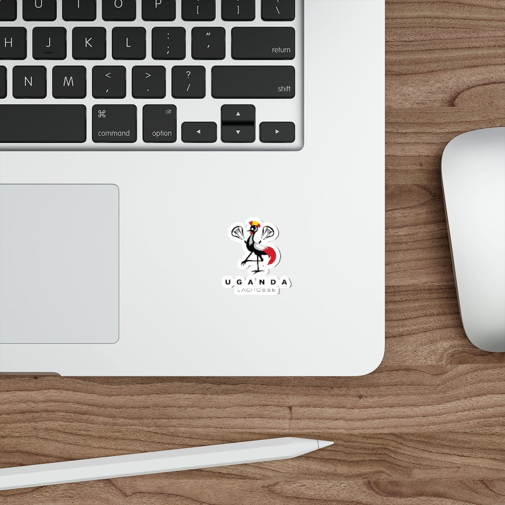 Uganda Lacrosse Die-Cut Sticker
