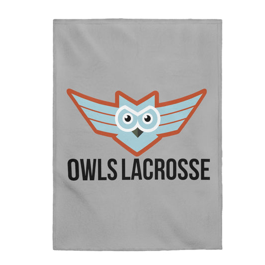 OWLS Lacrosse Velveteen Plush Blanket