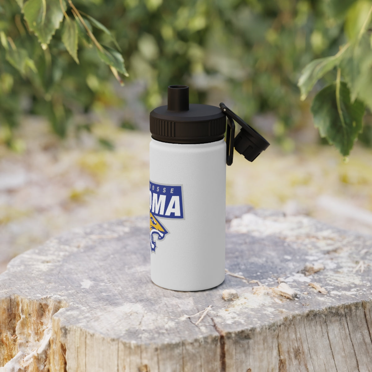 Tacoma Tigers Lacrosse Stainless Steel Water Bottle - Sports Lid