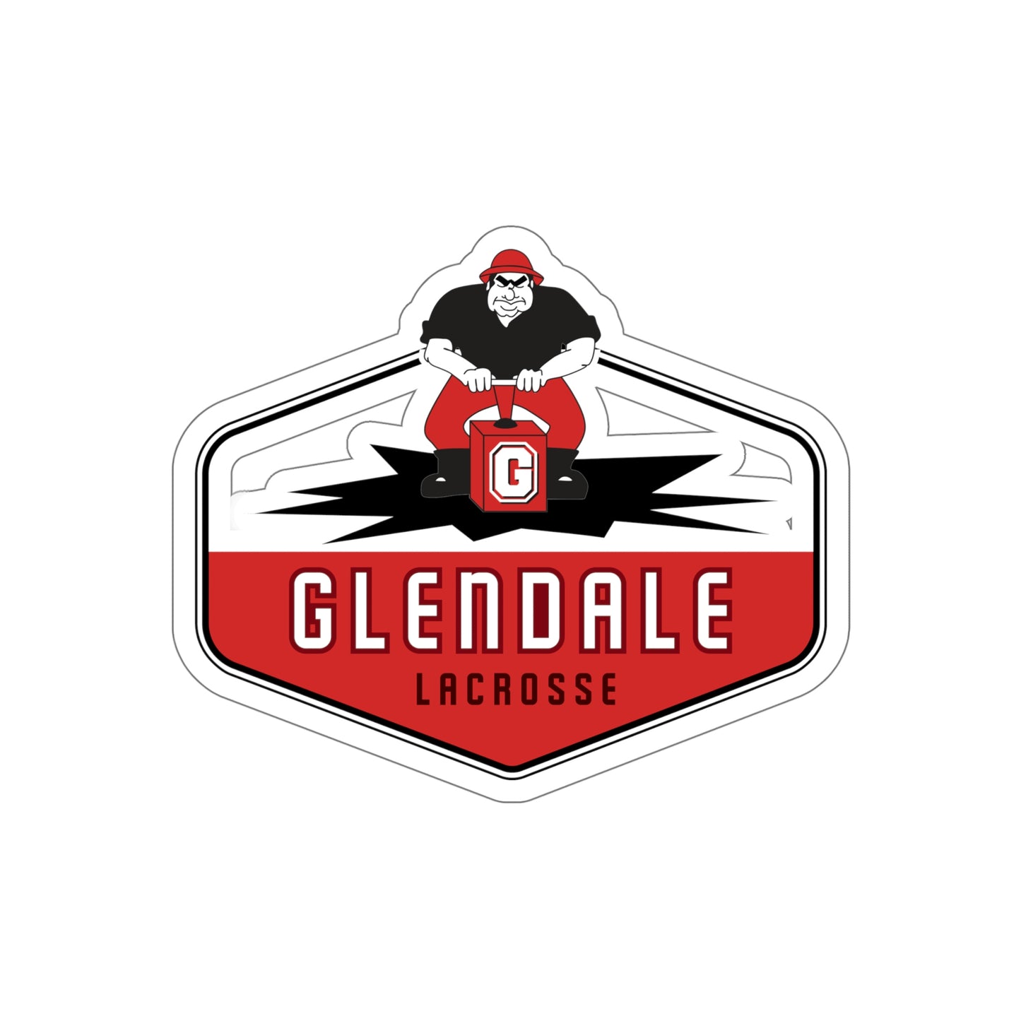Glendale HS Lacrosse Die-Cut Stickers