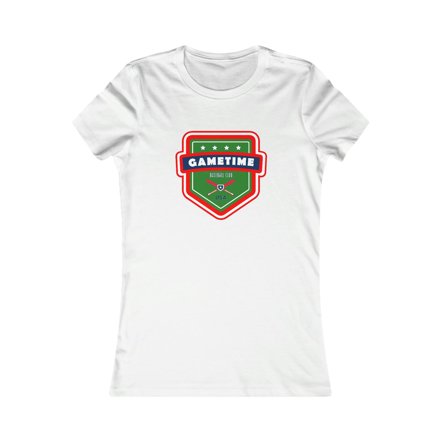 Women's Gametime Baseball Club Bella + Canvas Short Sleeve Cotton Tee