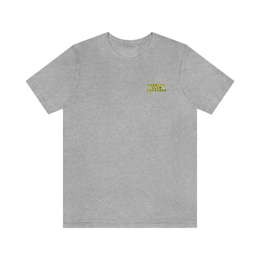 Adult Varsity Club Lacrosse Bella + Canvas Short Sleeve Cotton Tee - Waffle