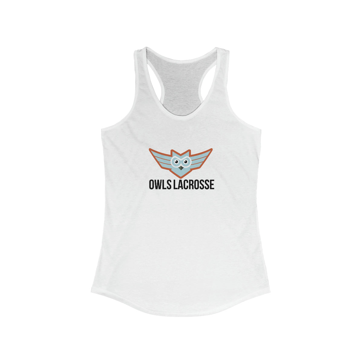Women's OWLS Lacrosse Next Level Racerback Tank