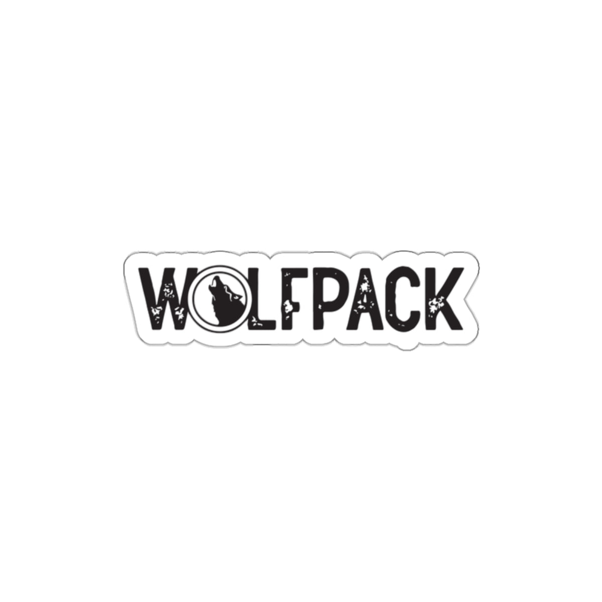 Wolfpack Lacrosse Die-Cut Sticker