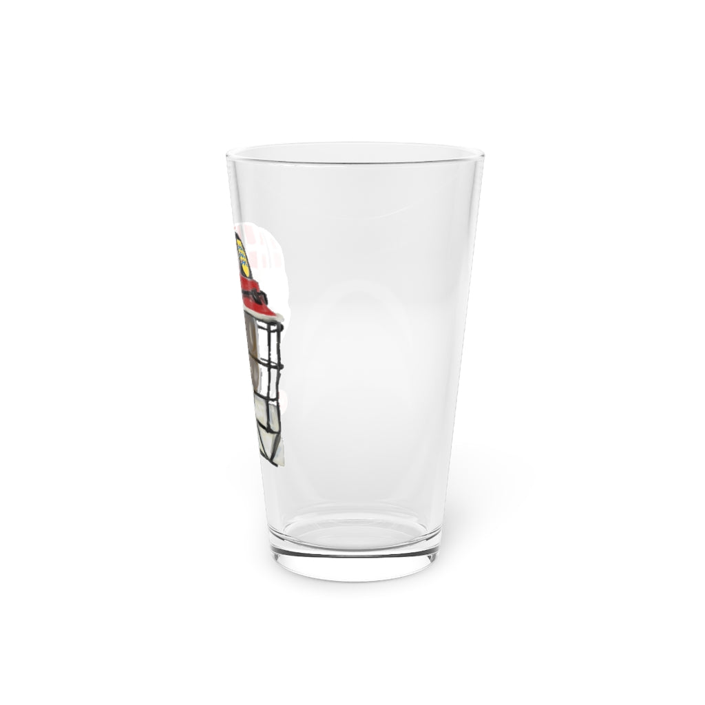 Danish Lacrosse Pint Glass - 16oz