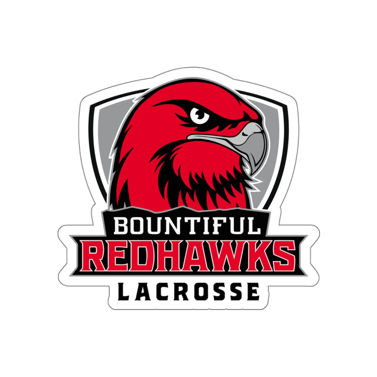 Bountiful Lacrosse Die-Cut Sticker