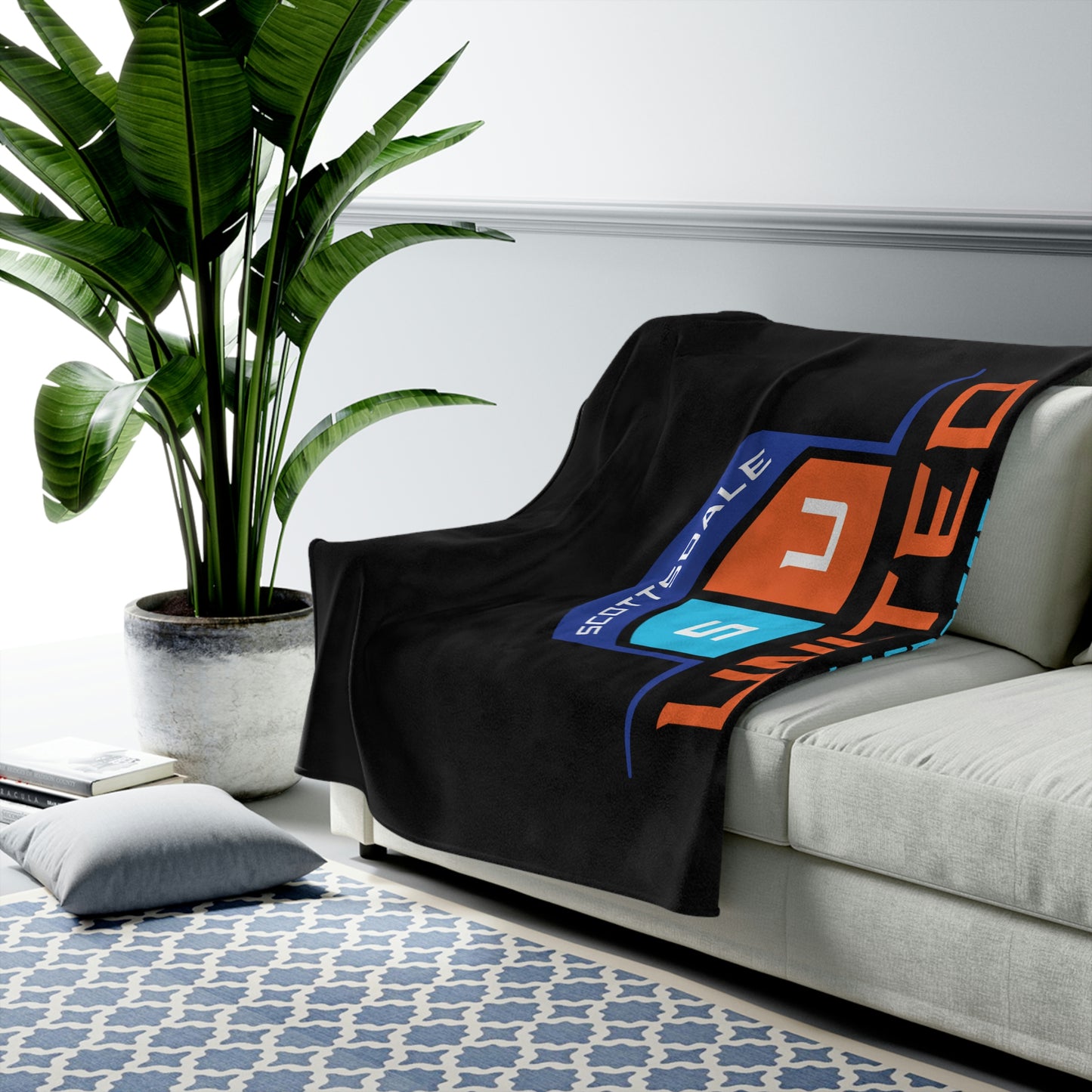 United Lacrosse Club Velveteen Plush Blanket