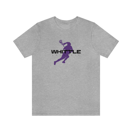 Adult Whittle Lacrosse Bella + Canvas Short Sleeve Cotton Tee