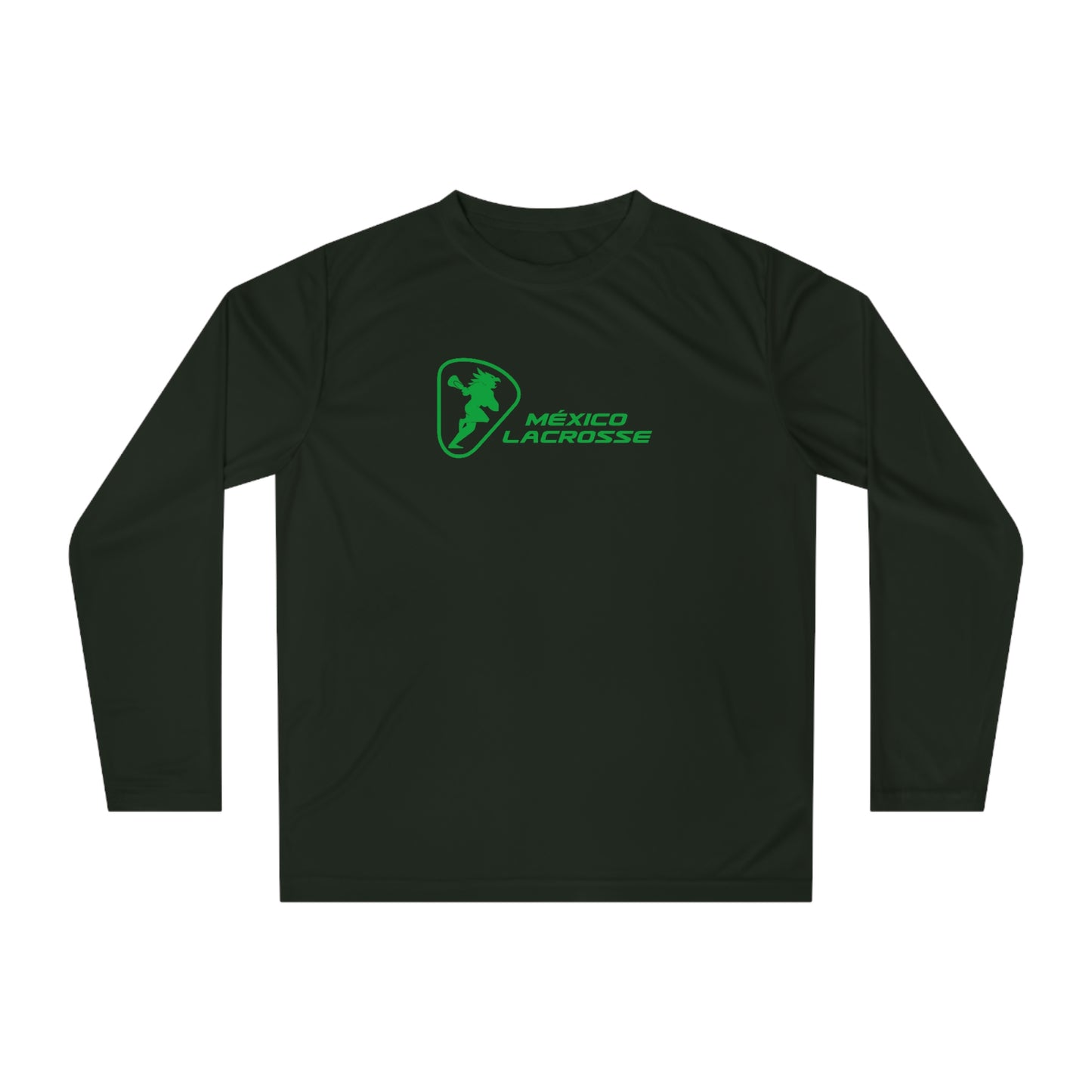 Adult Team Mexico Box Team 365 Performance Long Sleeve Shirt
