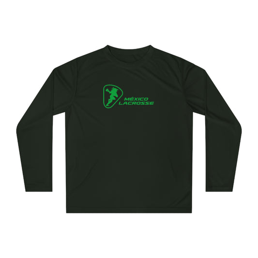 Adult Team Mexico Box Team 365 Performance Long Sleeve Shirt