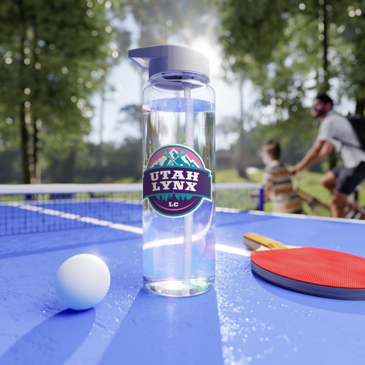 Utah Lynx Tritan Water Bottle