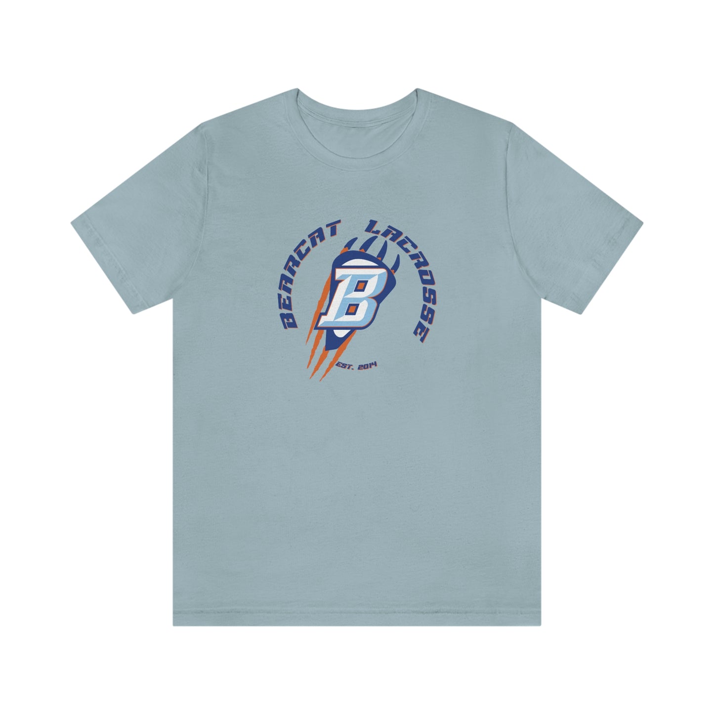 Adult Billings Bearcats Lacrosse Bella + Canvas Short Sleeve Cotton Tee