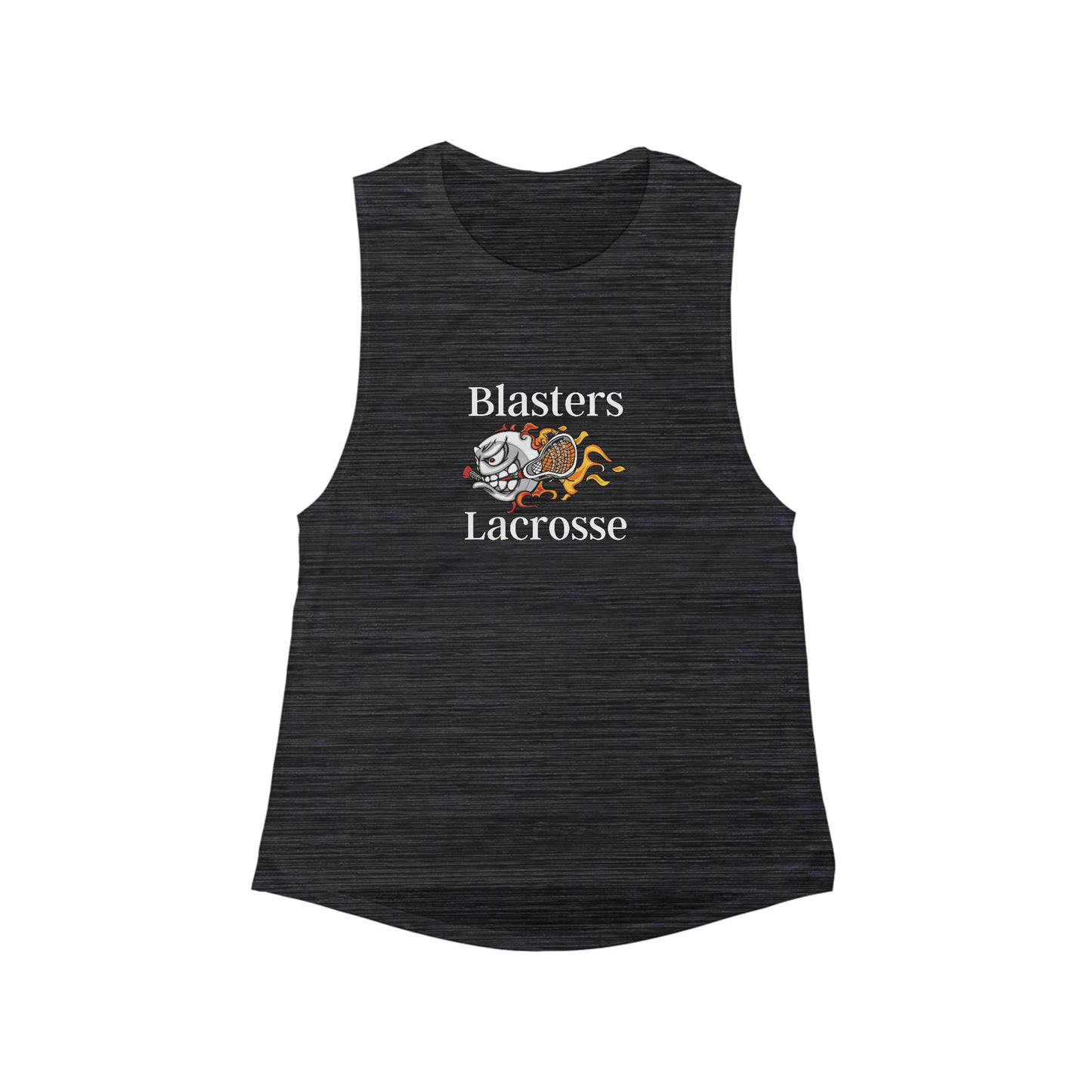 Women's Blasters MS Lacrosse Bella + Canvas Flowy Scoop Muscle Tank