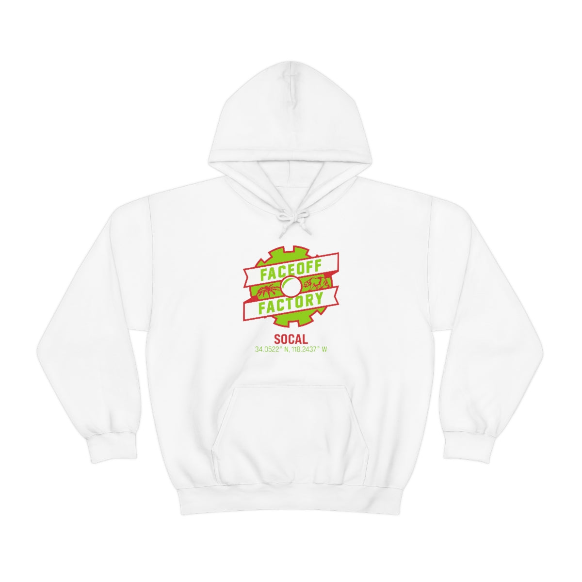 Adult Faceoff Factory Gildan Heavy Blend™ Hooded Sweatshirt - SOCAL