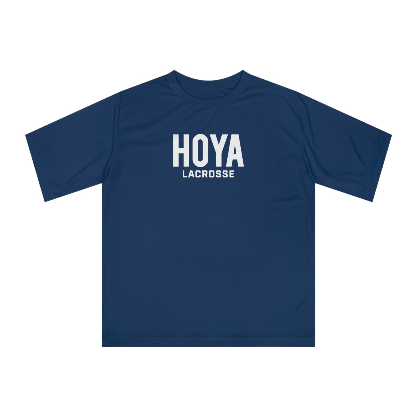Adult Hoyas Lacrosse Zone Performance T-shirt