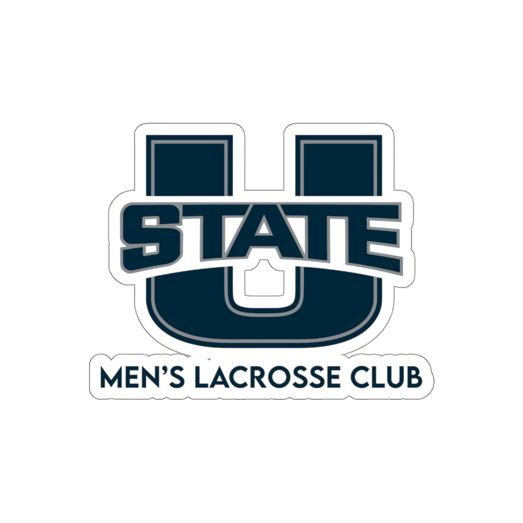 USU Lacrosse Die-Cut Sticker