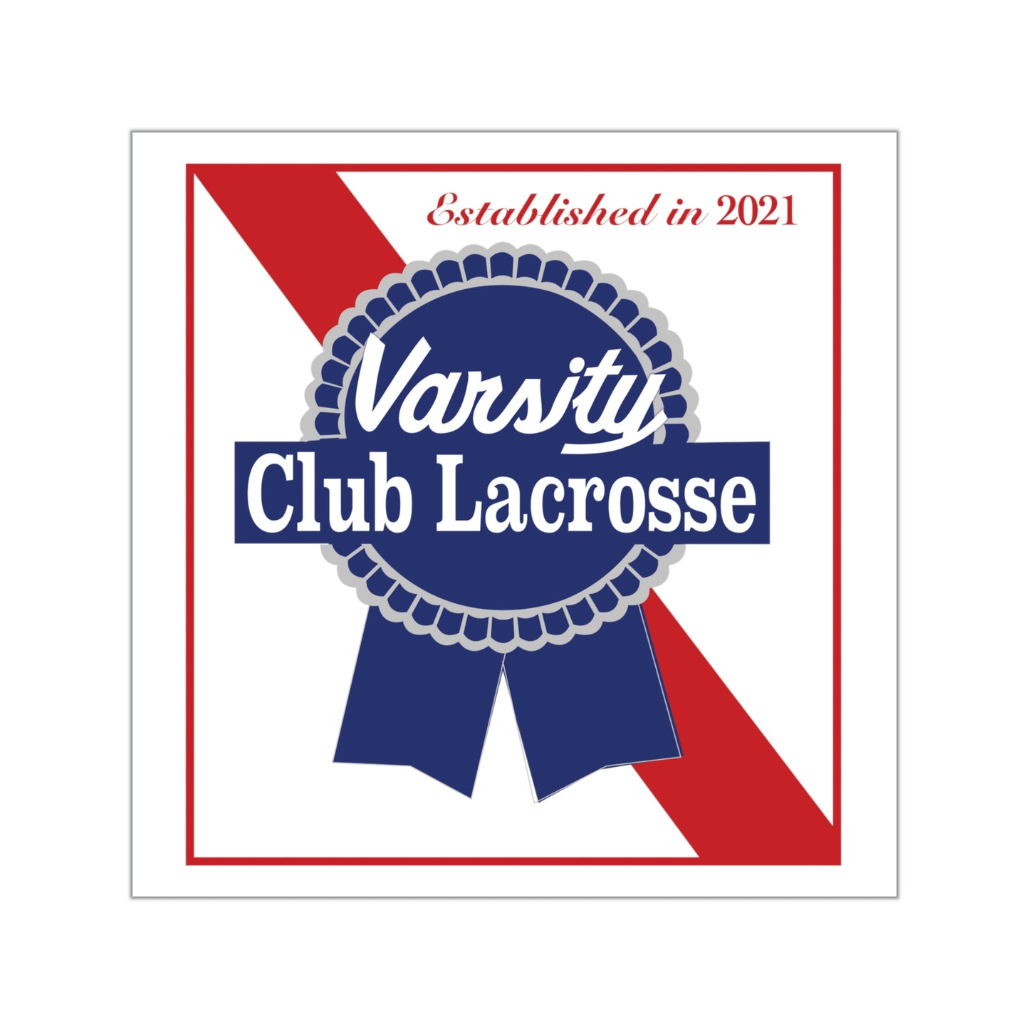 Varsity Club Lacrosse Stickers - VCLxPBR