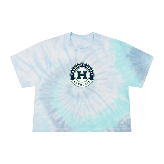 Women's Harrison Lacrosse Tie-Dye Crop Tee