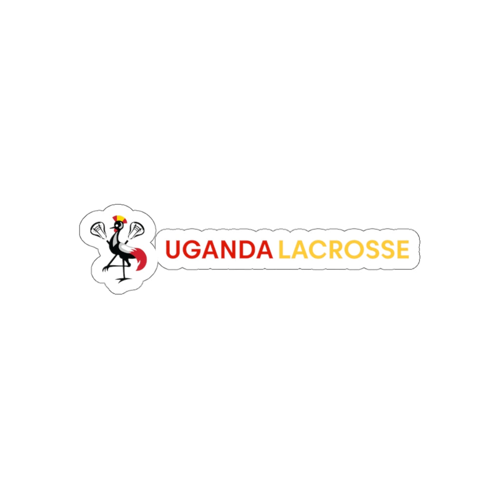 Uganda Lacrosse Die-Cut Sticker