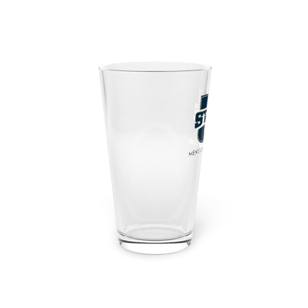 USU Lacrosse Pint Glass