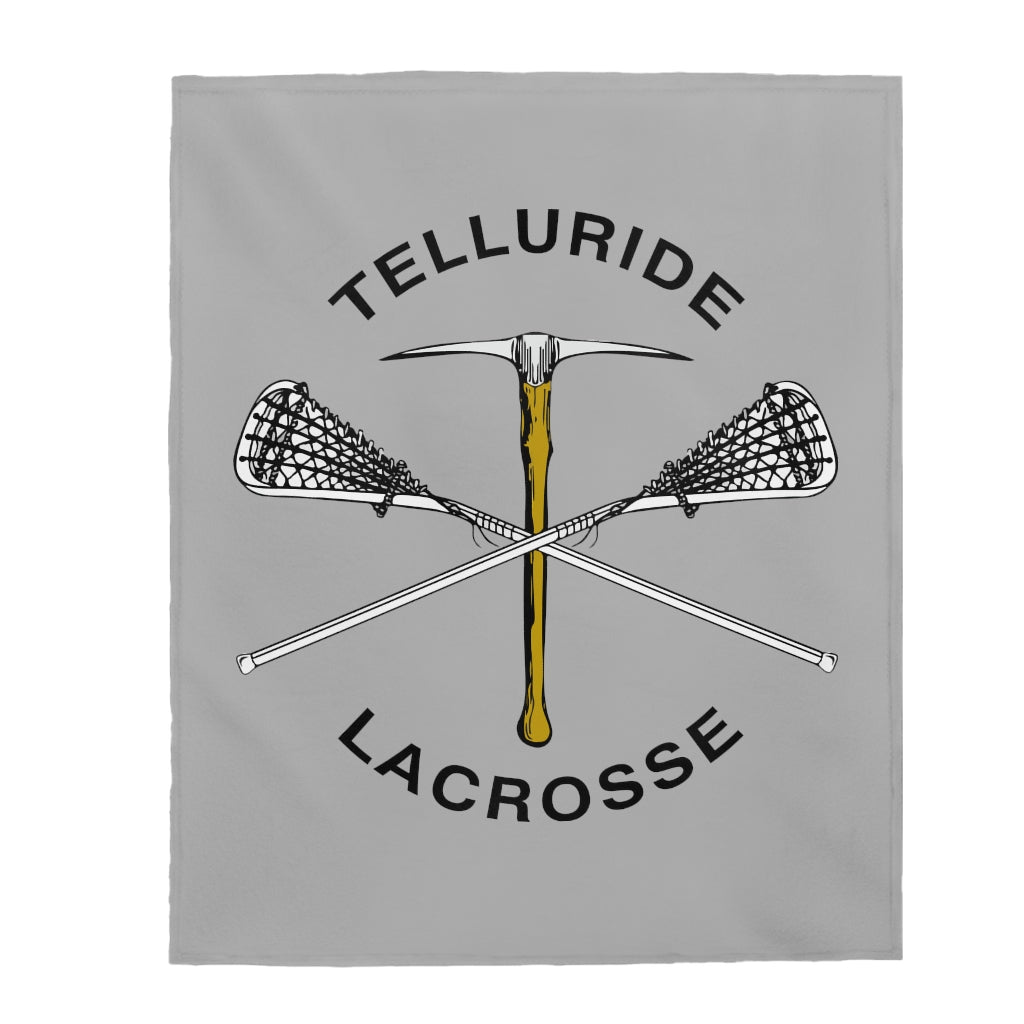 Telluride Lacrosse Velveteen Plush Blanket