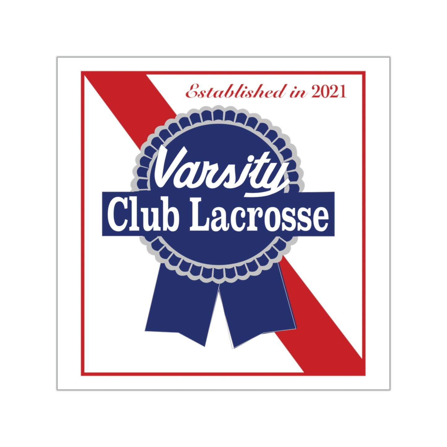 Varsity Club Lacrosse Stickers - VCLxPBR