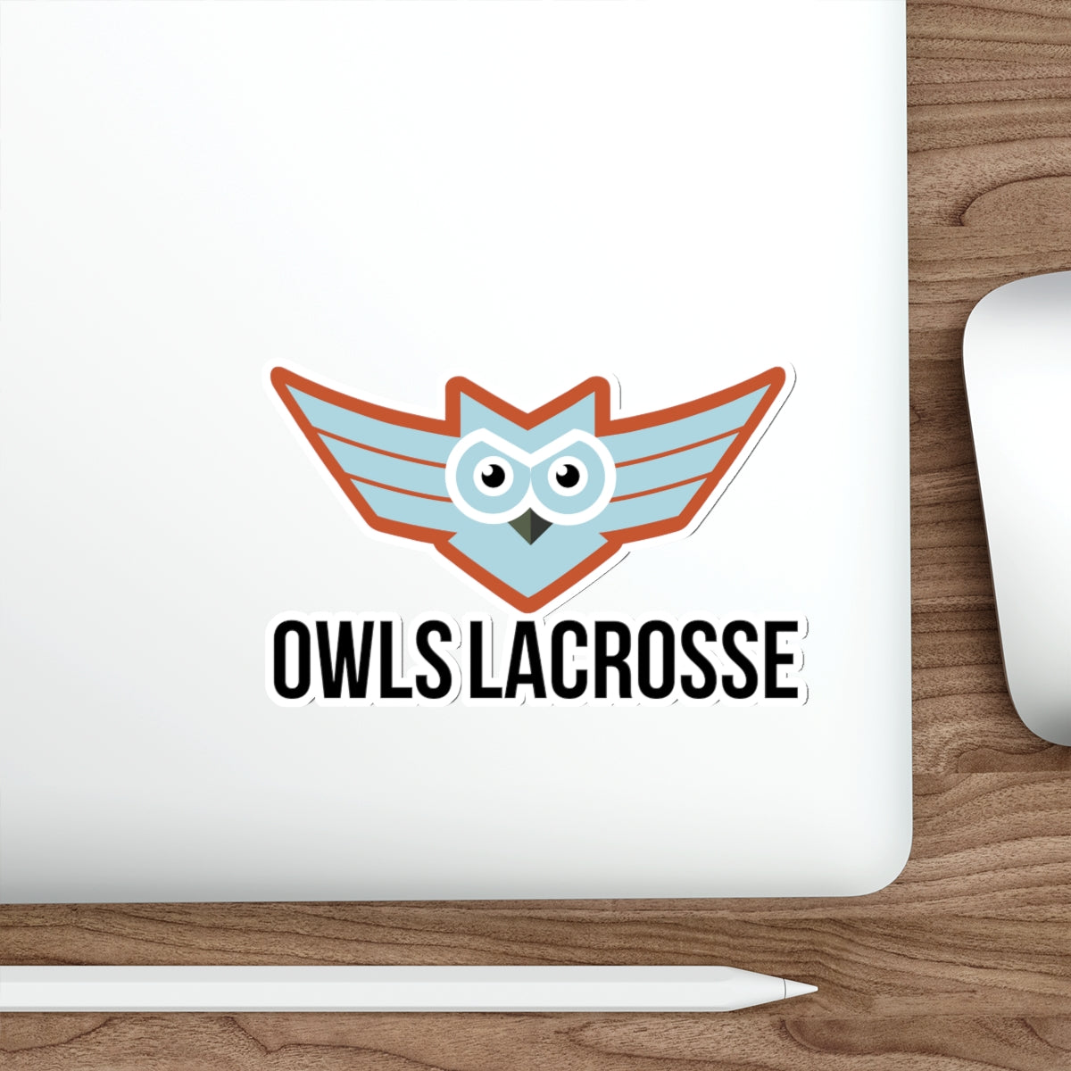 OWLS Lacrosse Die-Cut Sticker